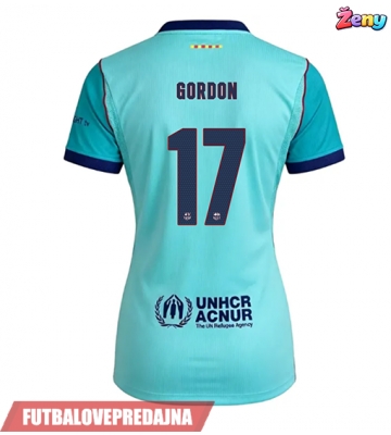 Lacne Ženy Futbalové dres Barcelona Anthony Gordon #17 2026-27 Krátky Rukáv - Tretina